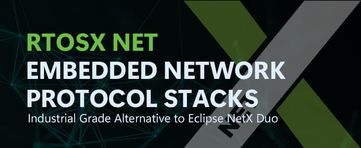 組込みネットワークプロトコルスタック　RTOSX NET